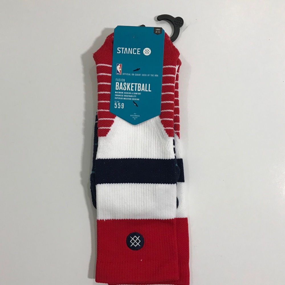 NBA Stance Basketball Socks Wizards